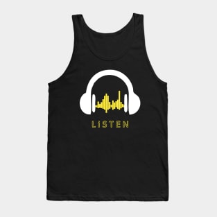 Ear Candy Couture: Listen with Panache Tank Top